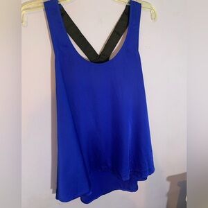 Deep blue beaded tank